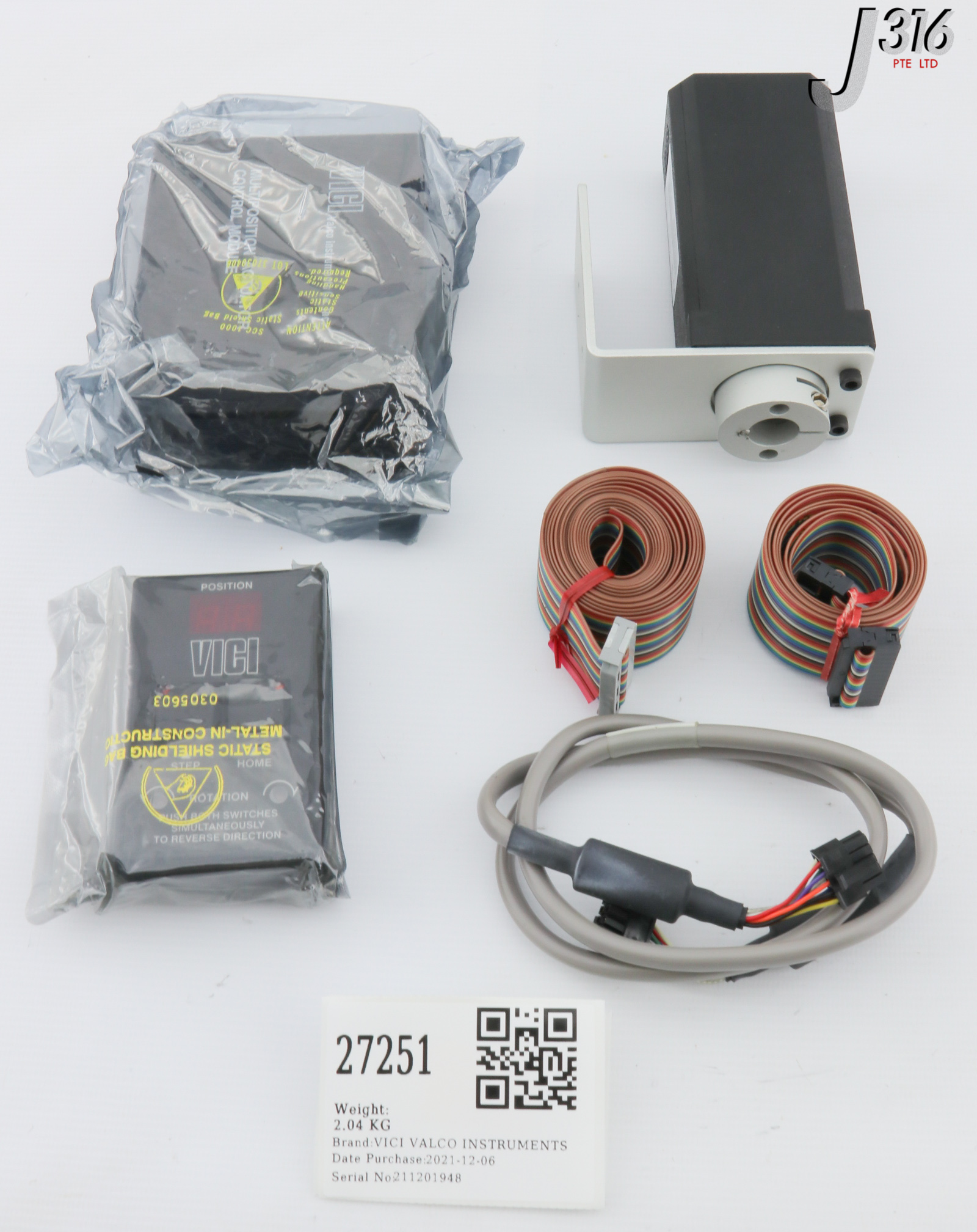 27251 VICI VALCO INSTRUMENTS MICROELE ACT MTR W/ EMTCA-CE & CABLES
